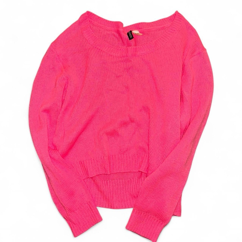 H&M Vibrant Pink Crew Neck Sweater